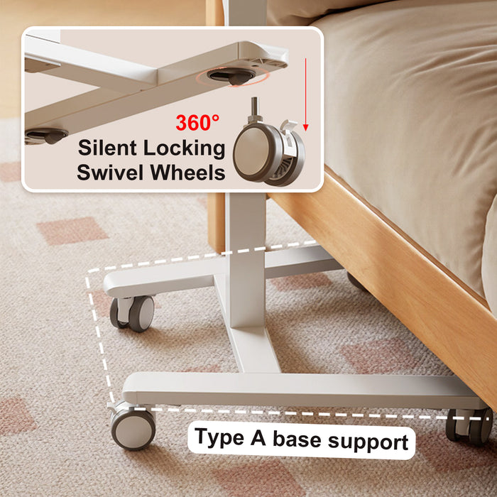 Mobile WHEELY Sit Stand Desk 600X500MM FA122ww