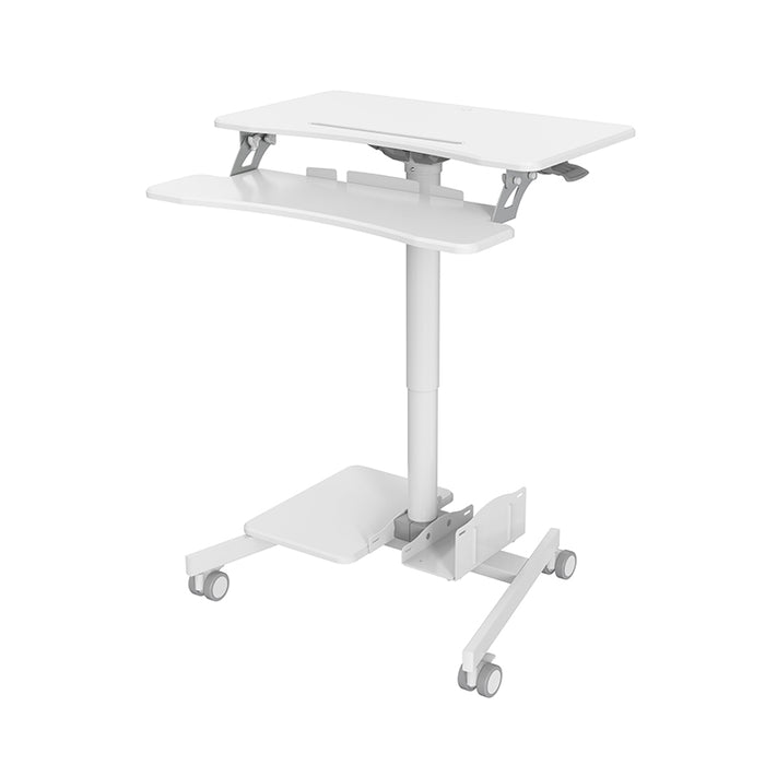 Mobile WHEELY Sit Stand Desk Folding 710mm FDS108
