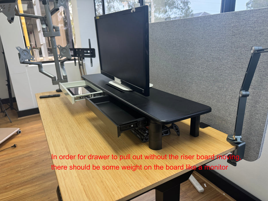 GKU Monitor Riser Stand Height Adjustable Extra Large Monitor Stand