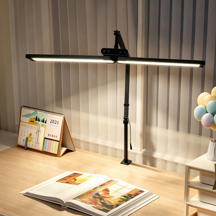 SoftGlow CST19K Clamp Lamp | LED Study Desk Light for Reading & Work