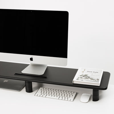 GKU Monitor Riser Stand Height Adjustable Extra Large Monitor Stand