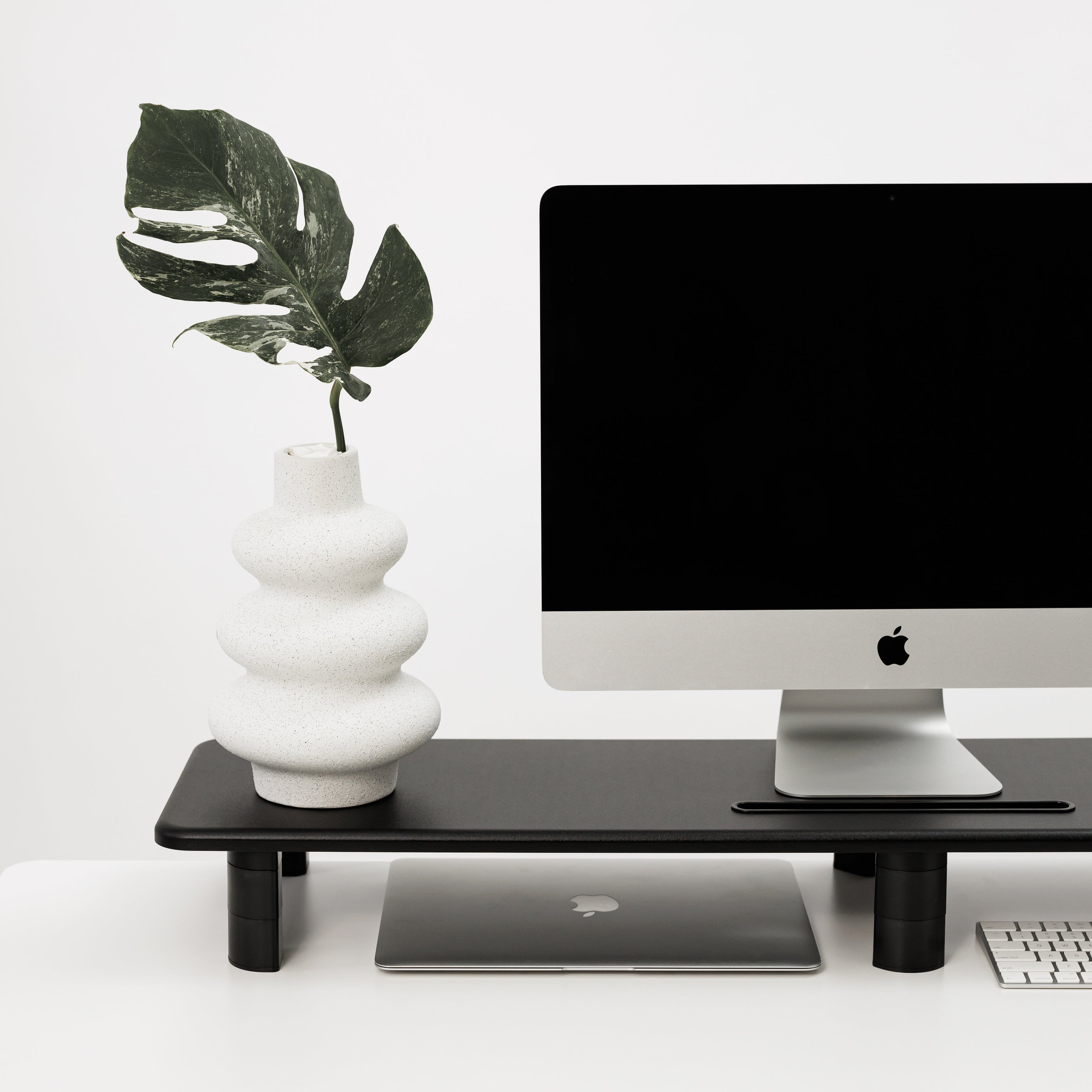 gku™ Height Adjustable Dual Monitor Riser Monitor Stand Laptop Stand