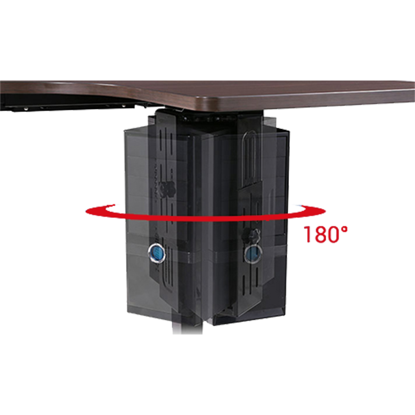 Flexi-Desk Accessory under-desk PC Holder/Mount for CPU — gku