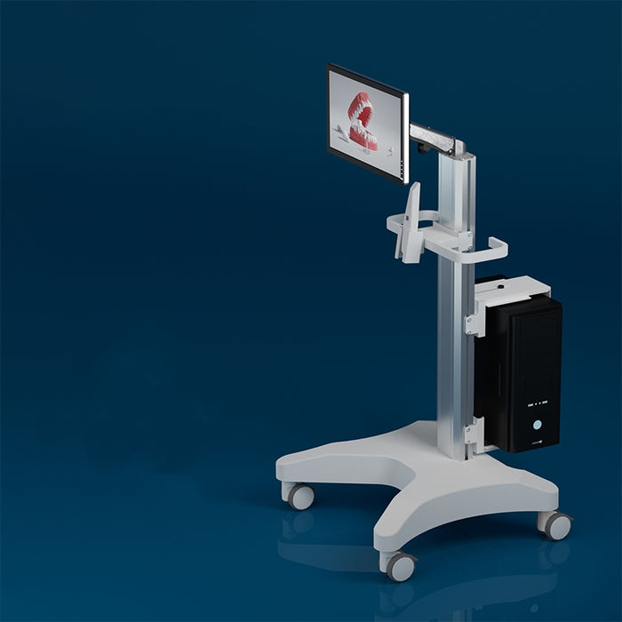 Clinic Mobile Computer Cpu Monitor Cart 1150mm