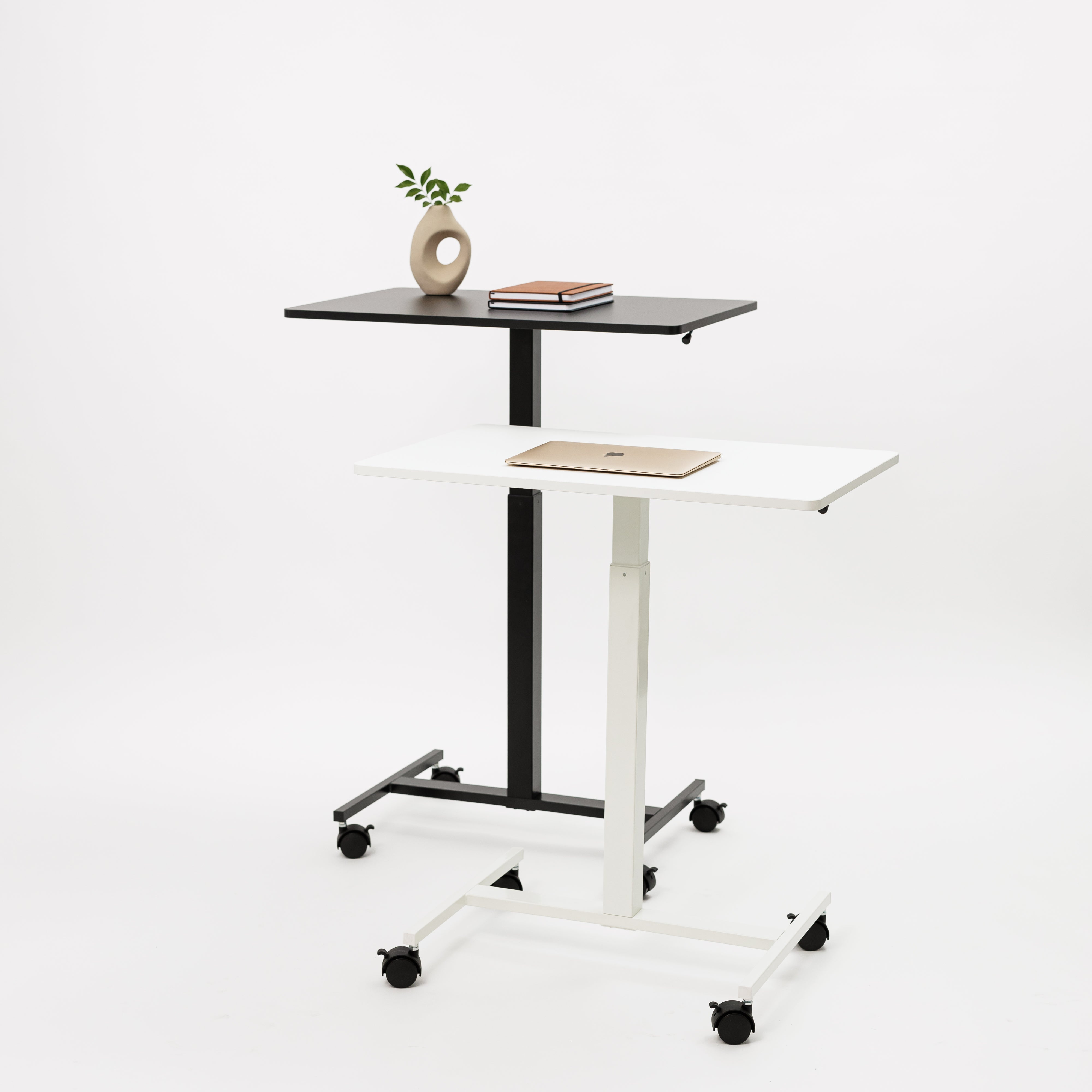 GKU Mobile Standing Desk - Height Adjustable Desk SmartUp-V5 | gku.