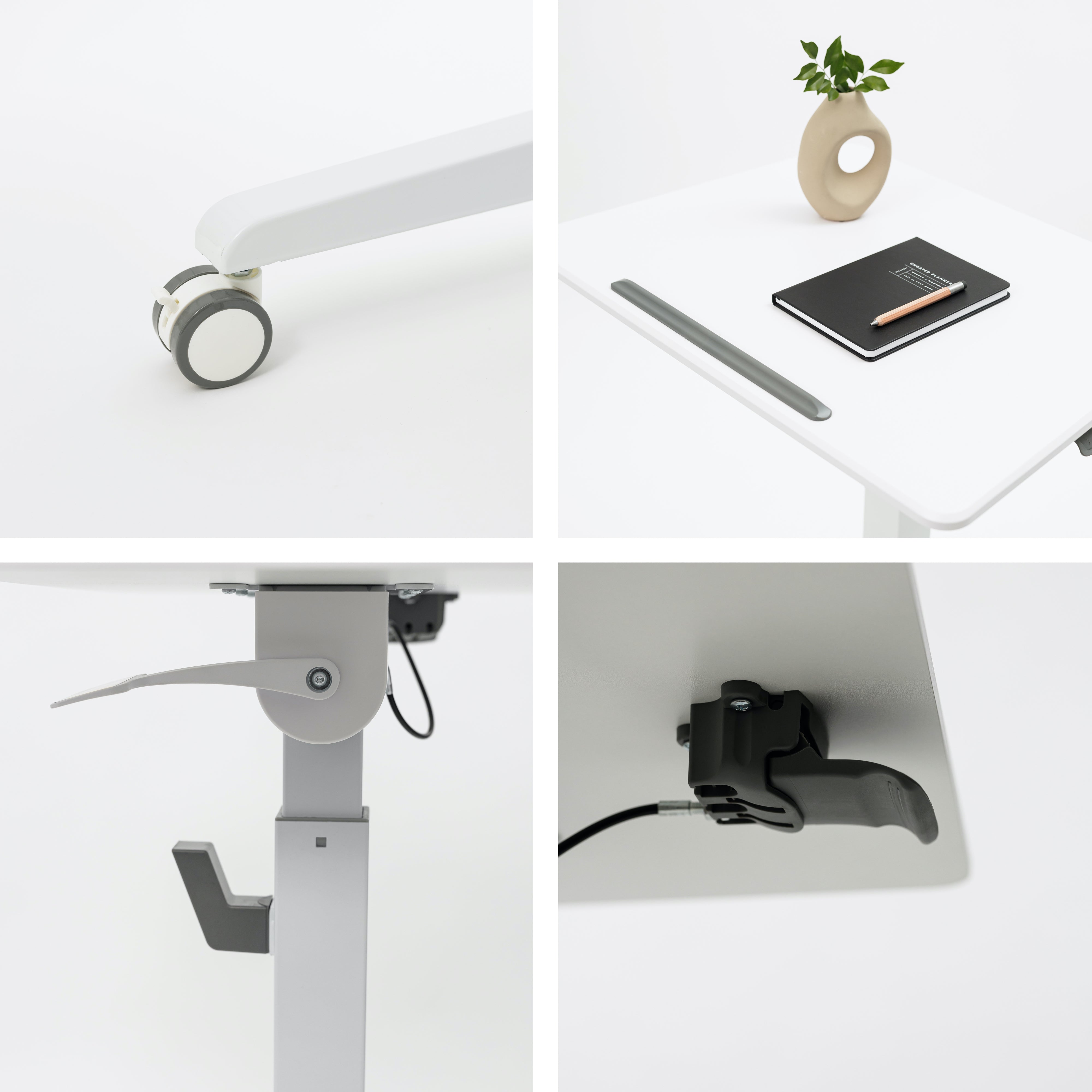 GKU Mobile Standing Desk - Height Adjustable Desk SmartUp-V4 | gku.