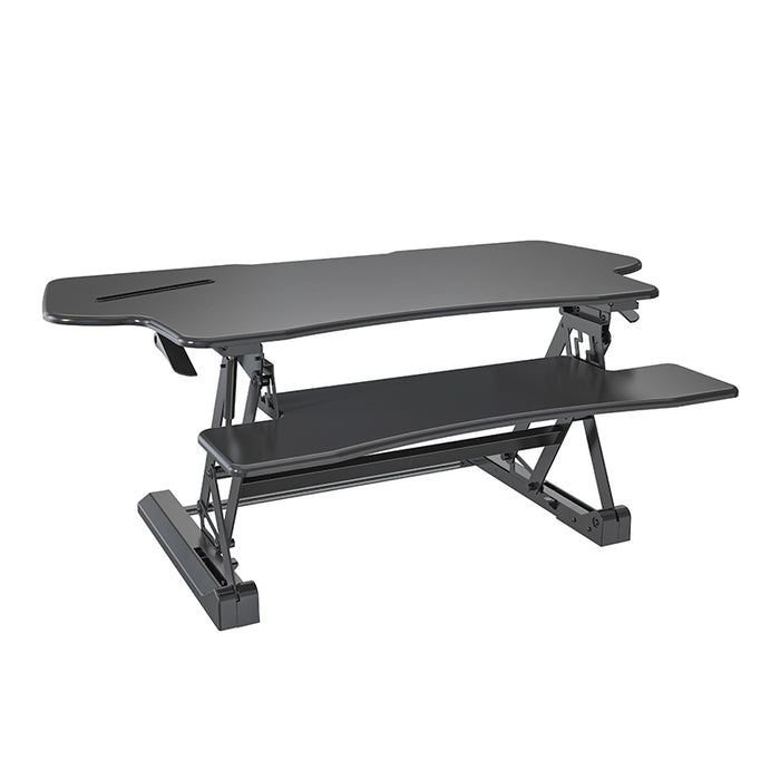 Sit Stand Desk Adjustable Riser Ergonomic Work Station 1200x590mm GLD07L