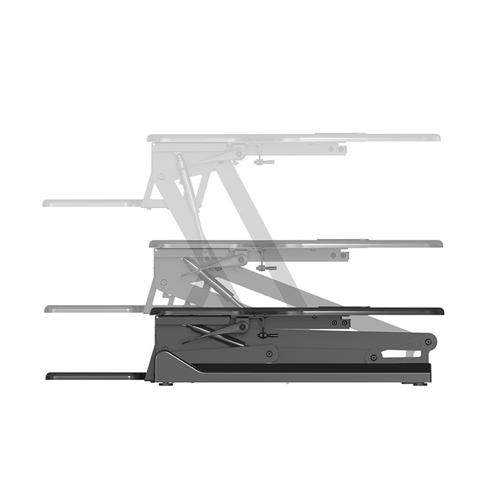 Sit Stand Desk Adjustable Riser Ergonomic Work Station 1200x590mm GLD07L