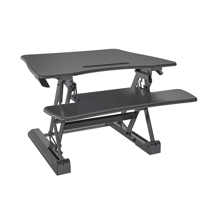 Sit Stand Desk Adjustable Riser Ergonomic Work Station 730x590mm GLD07S