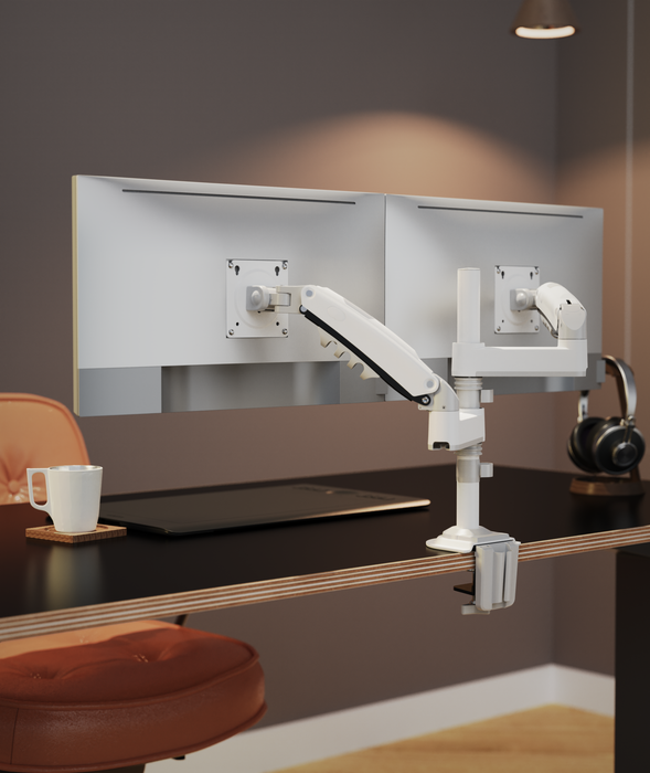 Dual Monitor Arm Ergonomic for Desktops VESA Mount