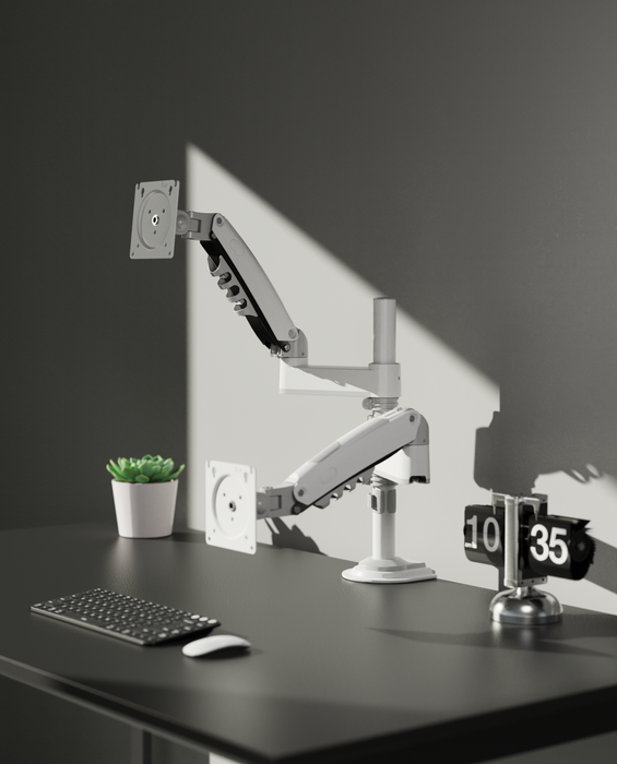 Dual Monitor Arm Ergonomic for Desktops VESA Mount