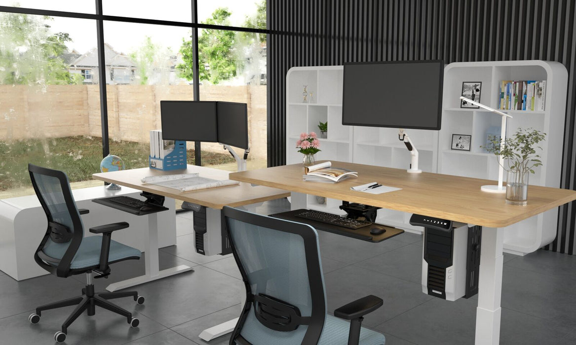 Frame only  Dual Motor Electric Sit/Stand Desk Flexi-Desk HA-223