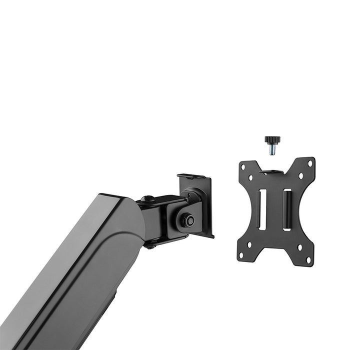 Pole Mounted Gas Spring Monitor Arms Mount Stand 3 Screens