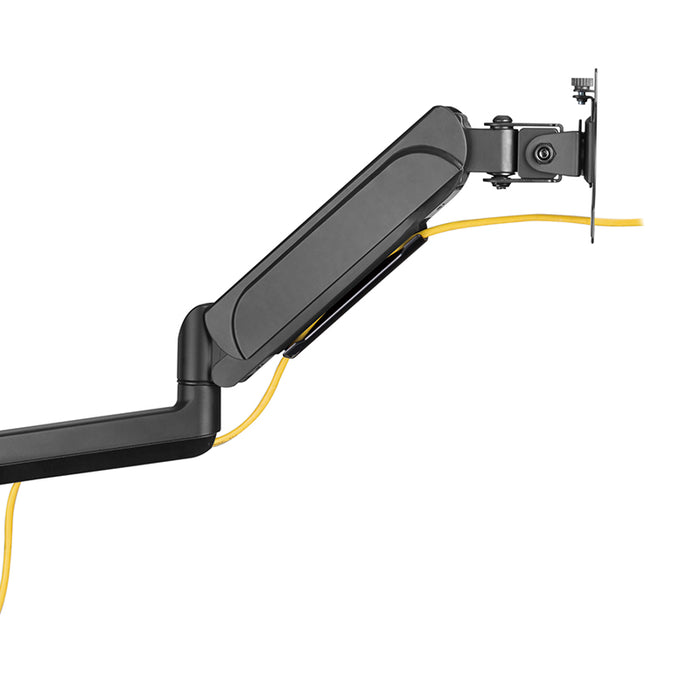 Pole Mounted Gas Spring Monitor Arms Mount Stand 3 Screens
