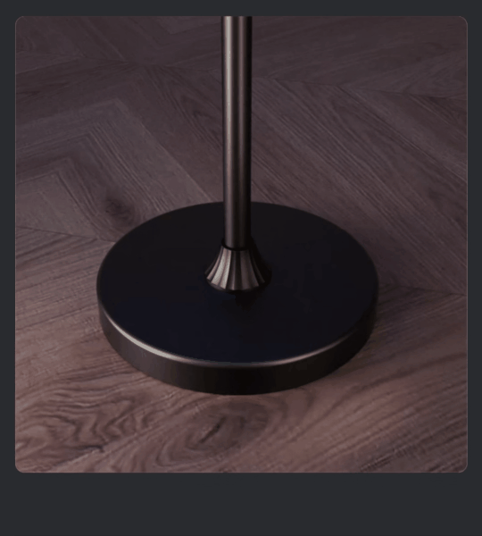Aluminum Floor Tablet/iPad/Phone Holder Stand Mechanical Arm 360° Rotating