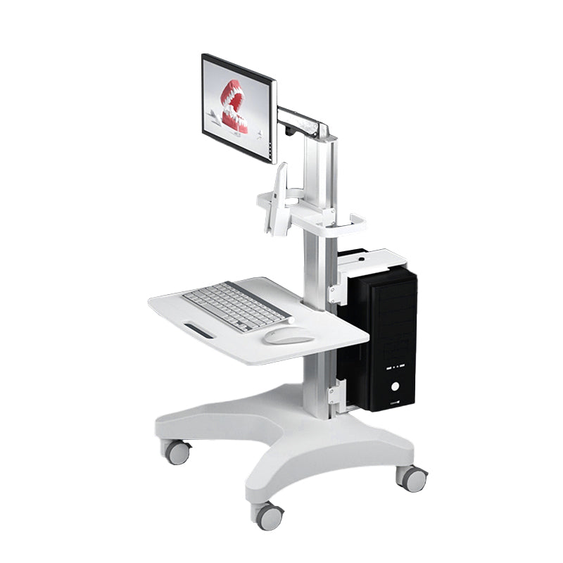 Clinic Mobile Computer Cpu Monitor Cart 1150mm — gku