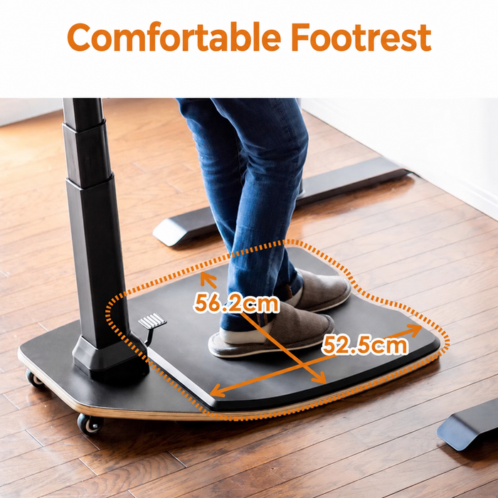 Ergonomic Standing Stool with Anti-Fatigue Mat & Wheels, Height Adjustable Sit Stand Chair for Home Office1. Ergonomic Standing Stool with Anti-Fatigue Mat & Wheels, Height Adjustable Sit Stand Chair for Home Office