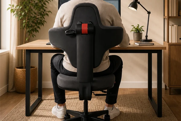 Standing-Mate Chair: The First Leaning Ergonomic Chair Designed for Standing Desks