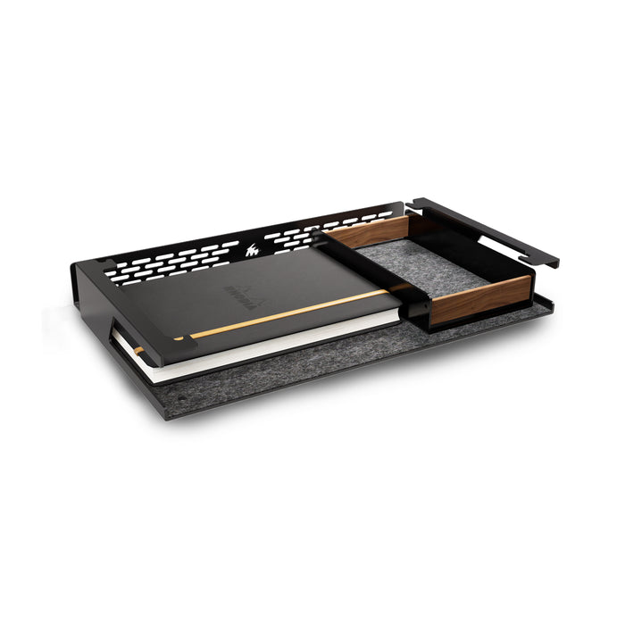 Small Compartment for Setup Cockpit | Modular Under‑Shelf Storage Tray 33.5cm