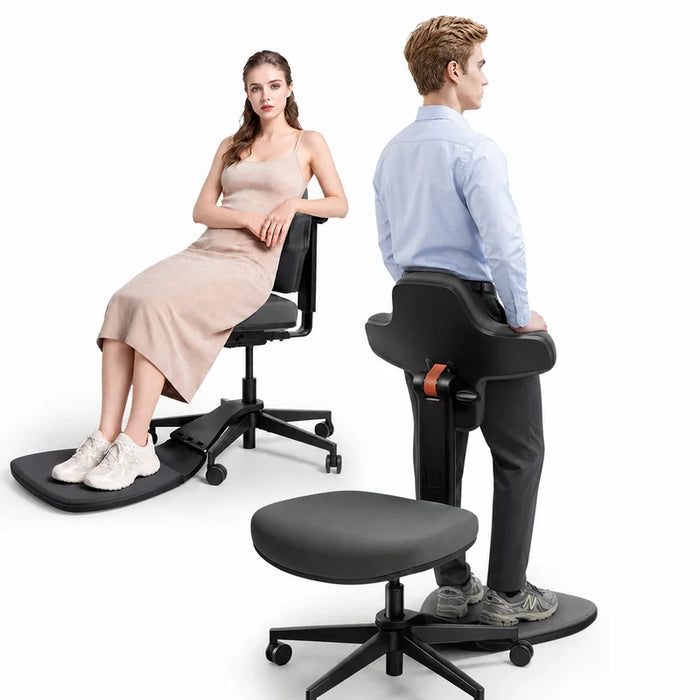 Standing-Mate Chair: The First Leaning Ergonomic Chair Designed for Standing Desks