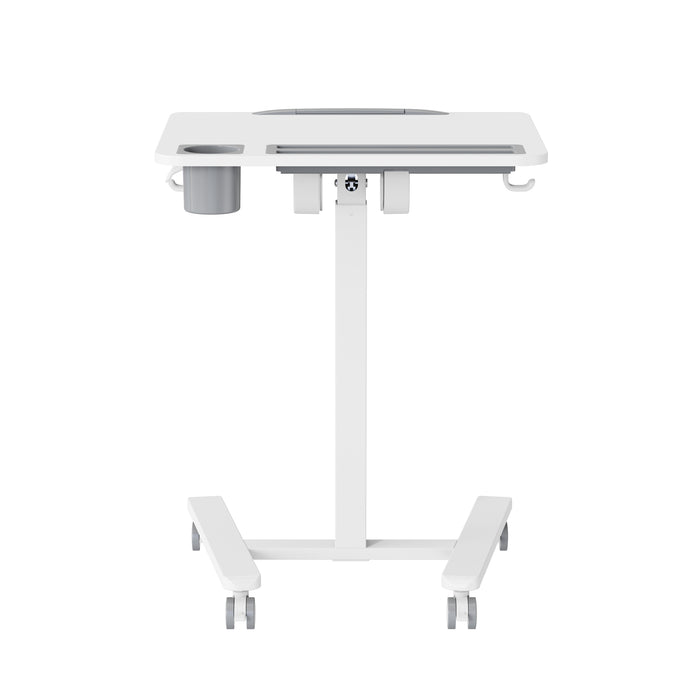GKU Tiltable Height Adjustable Mobile Sit Stand Desk 700x500mm F047-FA122