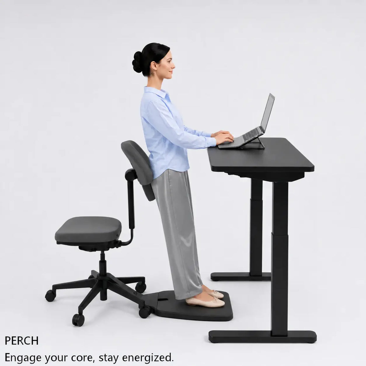 PERCH
Engage your core, stay energized.