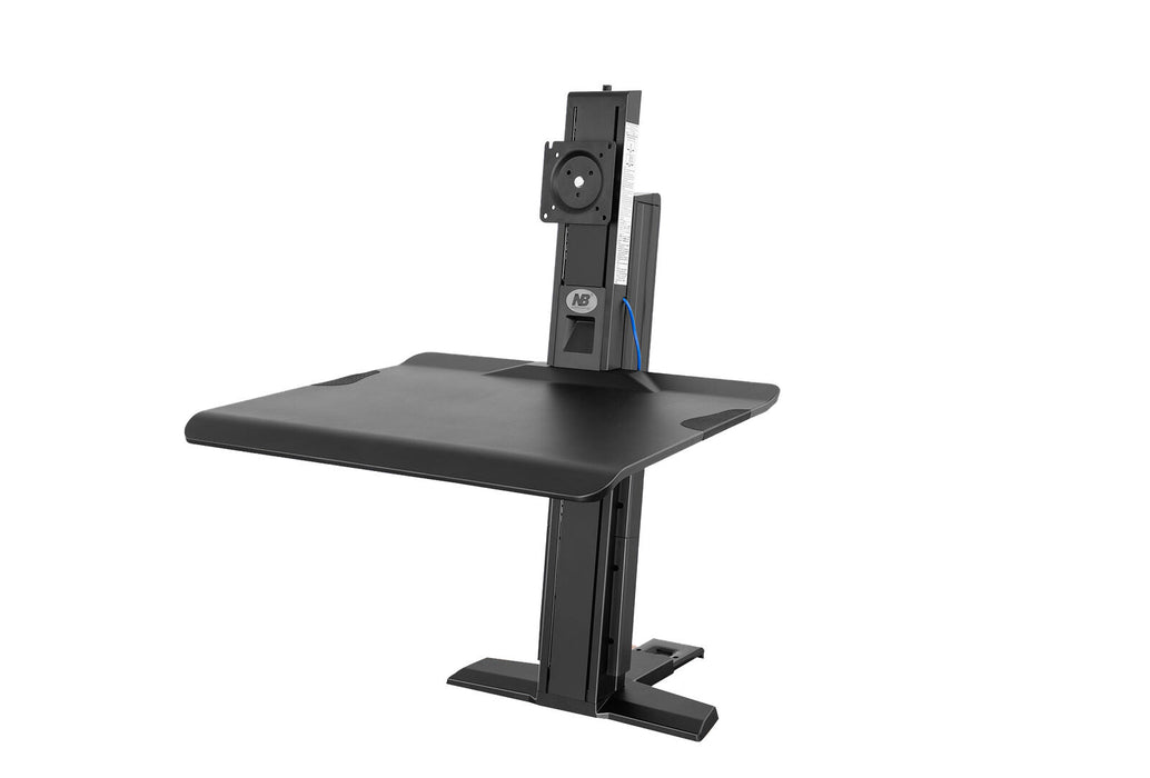 St25b Work station Standing Monitor Mount Sit Stand 22"-32"" up to 11kg - black