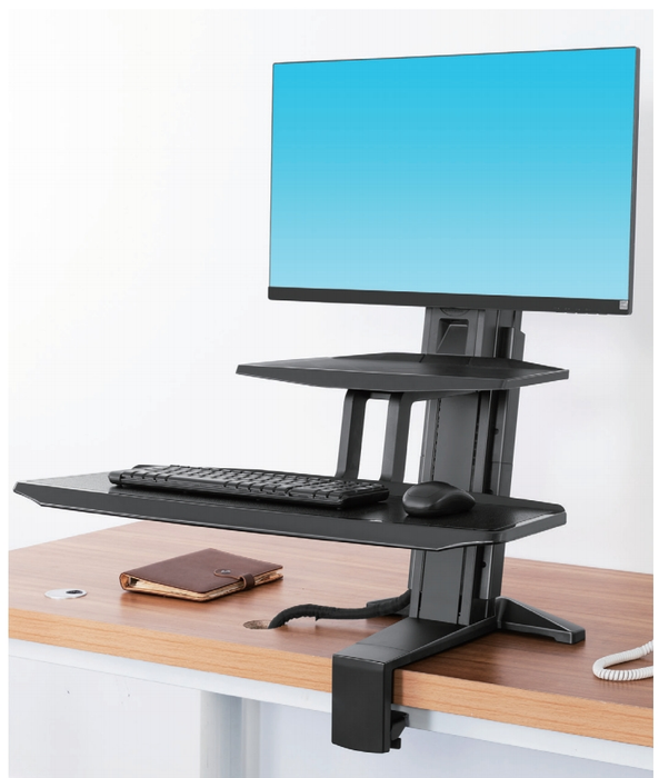 st35 Work station Standing Moniotr Mount Screen Sit Stand 22"-32" up to 11kg