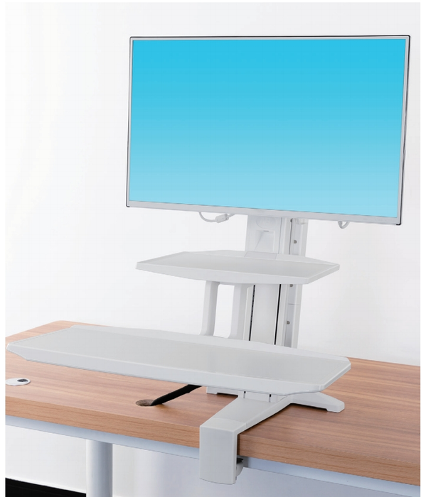 st35 Work station Standing Moniotr Mount Screen Sit Stand 22"-32" up to 11kg