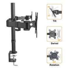 gku™ EYZ-Riser Dual Monitor Mount Arm | gku.