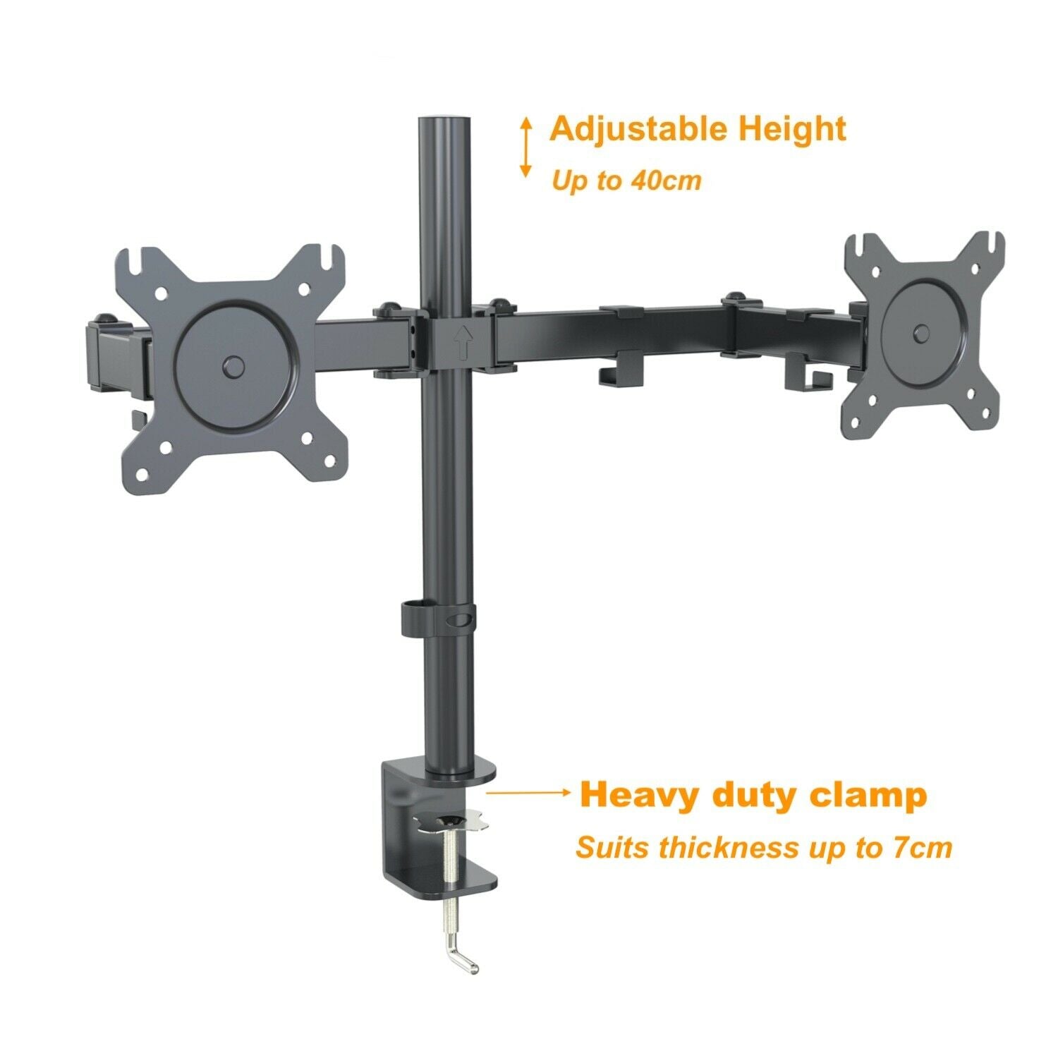 gku™ EYZ-Riser Dual Monitor Mount Arm | gku.