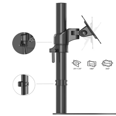 GKU Monitor Stand - ProRiser Free Standing Monitor Desk Mount