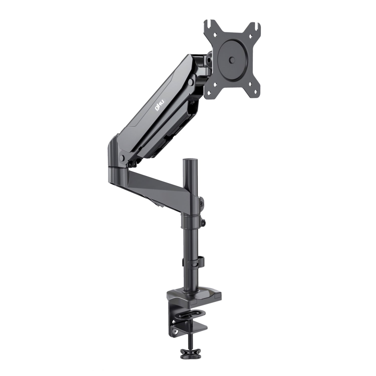 gku PRO-Riser V1 LCD Monitor Desk Mount Gas Spring Fully Adjustable Monitor Arm | gku.