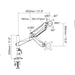 gku PRO-Riser V1 LCD Monitor Desk Mount Gas Spring Fully Adjustable Monitor Arm | gku.